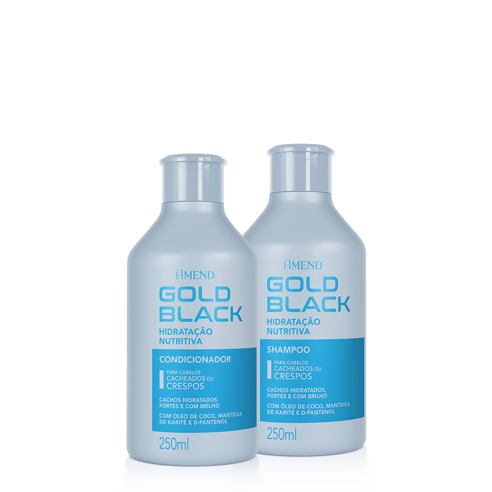 Kit Amend Gold Black Hidratação Nutritiva | 2 produtos